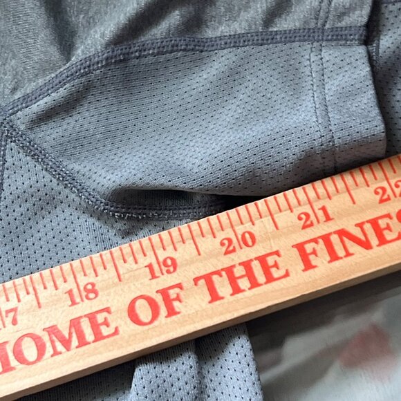 Nike Pro Combat Shirt Size Large Gray Dri Fit Vented Short Sleeve Active Sport - Picture 7 of 8